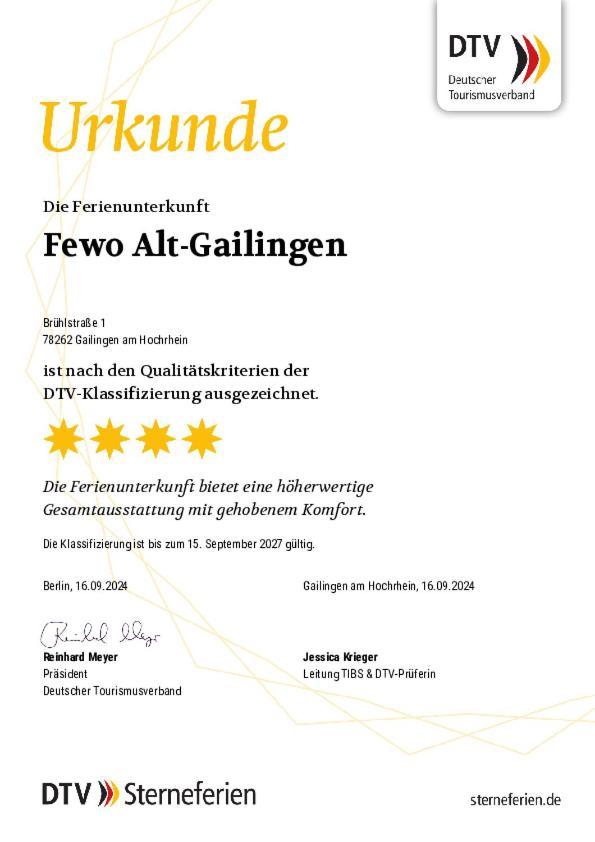 Alt-Gailingen公寓 外观 照片